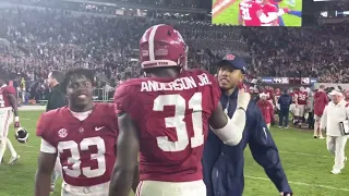 Will Anderson Jr. Walks Off the Field at Bryant-Denny Stadium for the Last Time