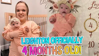 7 Little Johnstons Liz's Baby Leighton Officially Turned Four Months Old!
