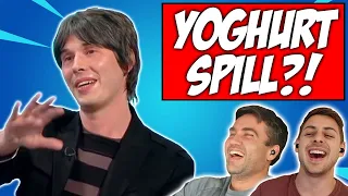 BRIAN COX Spill’s His Yoghurt | WILTY Reaction