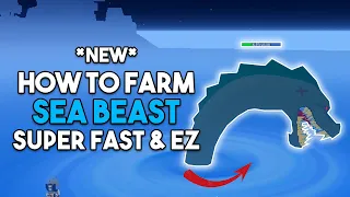 *NEW* How To Farm Sea Beasts EASY In Blox Fruits! - ( Make Money Fast)
