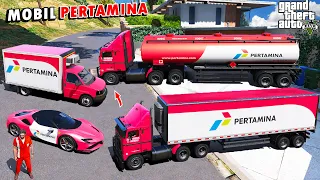 KERJA DI PERTAMINA !! AKU DISURUH KOLEKSI SEMUA TRUK PERTAMINA di GTA 5