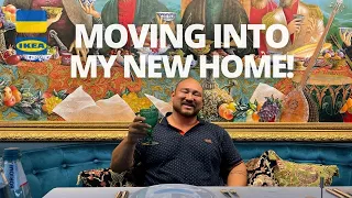 MOVING INTO MY NEW HOME! | IKEA SHOPPING IN AN UBER! 🇺🇦