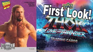 First Look! | Thor Love and Thunder & Doctor Strange, Multiverse of Madness MCU trading card sets