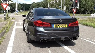 DECATTED 750HP BMW M5 F90 w/ Akrapovic Exhaust - Crazy Revs, Crackles & Accelerations!