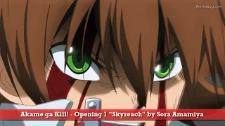 Akame ga Kill! -「Skyreach」AMV (OP1 FULL) [With Lyrics]