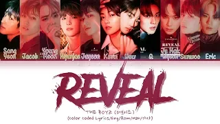 THE BOYZ (더보이즈) - Reveal (Color Coded Lyrics Eng/Rom/Han/가사)