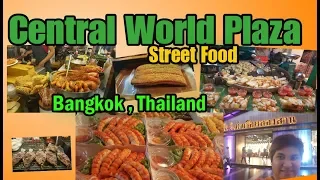 CENTRAL WORLD  NIGHT MARKET STREET FOOD STALL  PRATUNAM BANGKOK