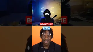 BOYWITHUKE vs REMA - No Autotune 🤩 #shorts