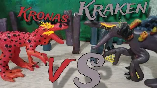 Kronas VS Kraken | #анимация #пластилин