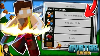 The ULTIMATE Avatar ADDON you've NEVER SEEN for MINECRAFT!?!