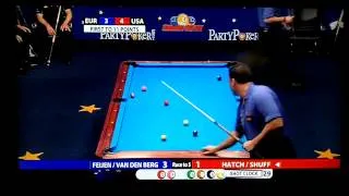 Mosconi Cup 2012 Day 2 Match 3 Feijen & Van den Berg vs Hatch & Shuff