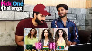 Pakistan vs India vs Bangladesh Actresses Pick One Challenge