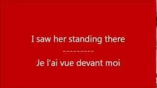 Glee - I saw her standing there / Paroles & Traduction
