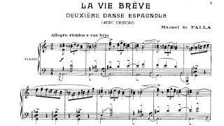 Manuel de Falla: Danza n.º 2 de «La vida breve», piano (1904)