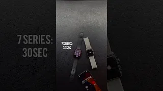 Apple Watch Series 1 vs series 7 Start test🏎️