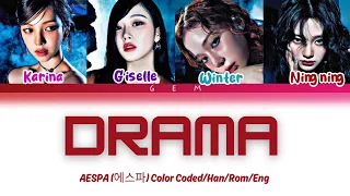 AESPA ‘Drama’ Lyrics [Color Coded_Han_Rom_Eng]