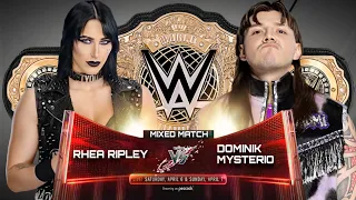 WWE 2K23 - Rhea Ripley VS Dominik Mysterio Mixed Gender Match - | WWE