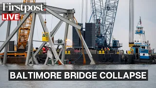 Baltimore Bridge Collapse LIVE: Clean-up Efforts Underway | New Channel Opened Around Fallen Bridge