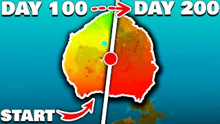 Can I Survive a DEATH ISLAND in Factorio? (200 Days)