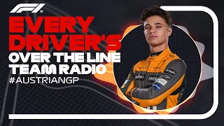 Every Driver's Radio At The End Of Their Race | 2023 Austrian Grand Prix