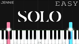 JENNIE - SOLO | EASY Piano Tutorial