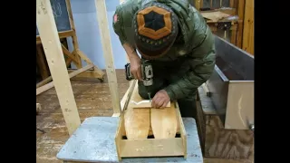 Making Our Custom Birch Skis