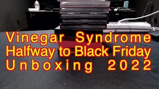 Vinegar Syndrome Halfway to Black Friday Unboxing 2022