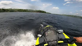 Seadoo RXP X 300 How to Use Launch Control!! Top Speed!! Let these 300 Horses EAT