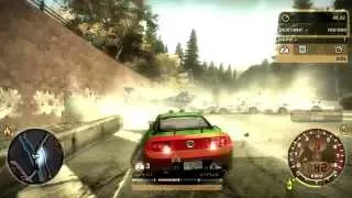 NFS MW - Вертолёт стоит в заграждении