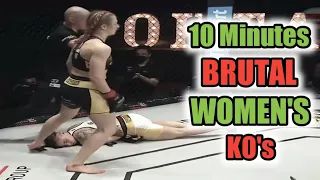 10 Minutes of Most Brutal Women's Knockouts