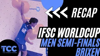 Recap Men Semi-Finals | Brixen | IFSC Worldcup 2023