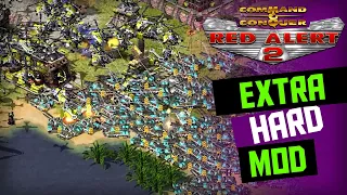 Red Alert 2 | Extra Hard Mod | THIS WAS DIFFERENT | 1 vs 7 brutal ai