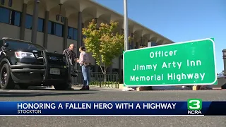 Fallen Stockton Officer Jimmy Inn remembered with new highway signs