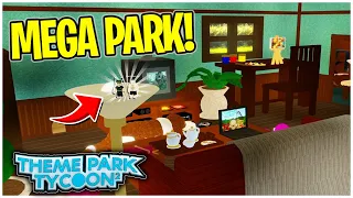 This Theme Park Tycoon 2 MEGA PARK Is INSANE... ft: Vitamin Delicious