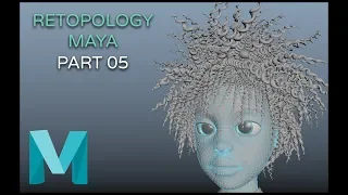 Maya Retopology tutorial - Quad draw - Part 5