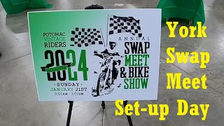 The HUGE Vintage Motorcycle Swap Meet on Set Up Day in York 2024