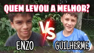 X1 ENTRE GUILHERME E ENZO ACABA COM RESULTADO INUSITADO KKKK