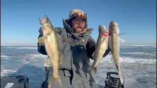 Ice Fishing Walleyes On Red Lake (LIMITS)