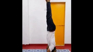 SIRSHASAN #THE HEADSTAND POSTURE-Asan for hair loss#blood circulation #more details in description