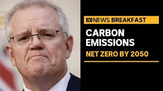 Scott Morrison inches towards 2050 net zero emissions, distances from 'inner city' types | ABC News
