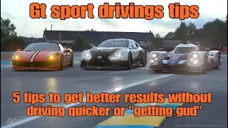 Gt sport......5 tips to improve DR without driving quicker or getting "gud"
