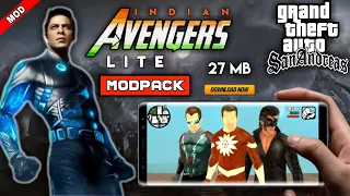 GTA SA Indian Avengers Lite Mod Android by AndroKaran