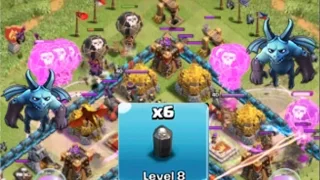 Clash of Clans- Farming in Champions Ep3 Maxed Base Loot and 6 MORE WALLS!!