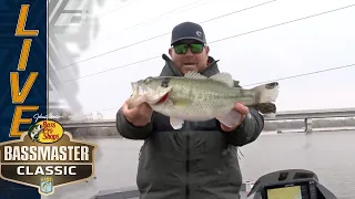 John Cox catches a tattooed largemouth on Grand Lake