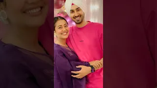 neha kakkar with husband rohanpreet Singh cute couple 💑 💖 #shorts