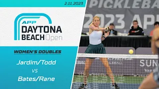 Simone Jardim & Parris Todd vs. Shelby Bates & Millie Rane | Women's Doubles | Daytona Beach Open