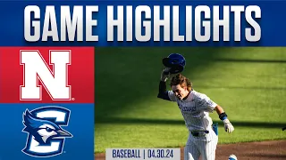 Creighton Baseball Highlights vs. Nebraska, 4/30/24