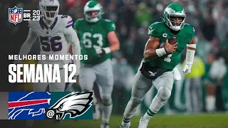 Buffalo BILLS x Philadelphia EAGLES | Melhores Momentos | NFL Semana 12