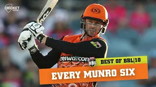 Every six: New Scorcher Munro sizzles in BBL|10