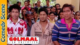 Best Of Golmaal Fun Unlimited Comedy Scenes - Ajay Devgn - Arshad Warsi -  IndianComedy